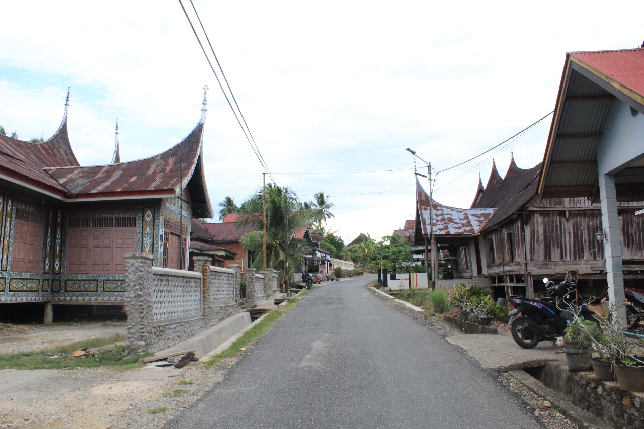 Pemandangan Pemukiman Nagari Pematang Panjang