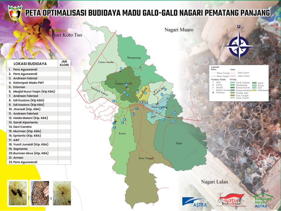 Peta Penyebaran Galo-Galo